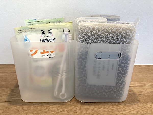 調理包直立收納、露出上緣好辨識