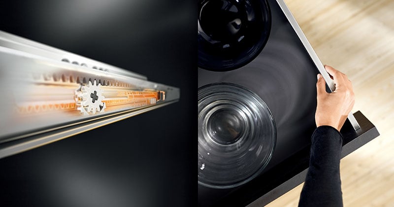 CENTRO 搭載的 Blum LEGRABOX 滑軌