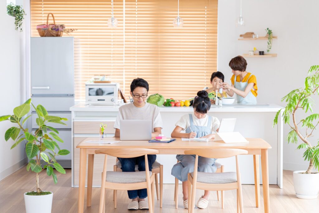全家共用廚房的高度基準
