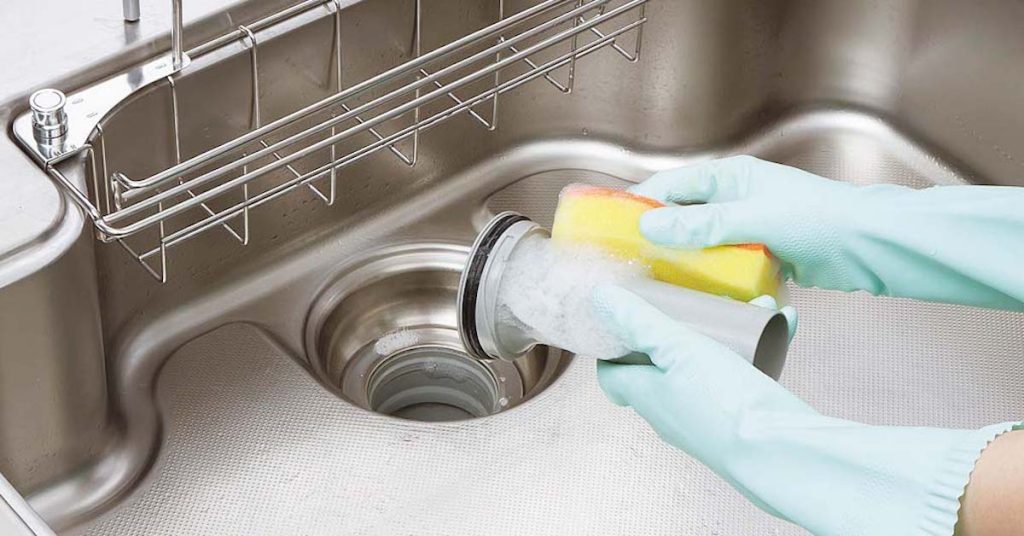 排水口掃除用的海綿與刷具