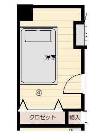 改造前平面圖：兒童房衣櫃容量不足