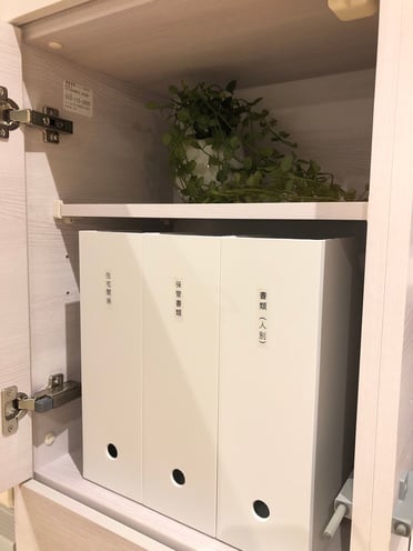 文件依類別集中收納的實例照