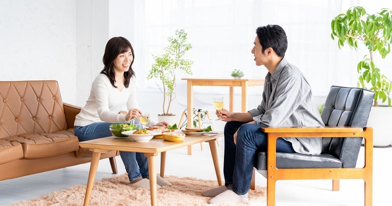 孩子獨立後，夫妻兩人的用餐時光