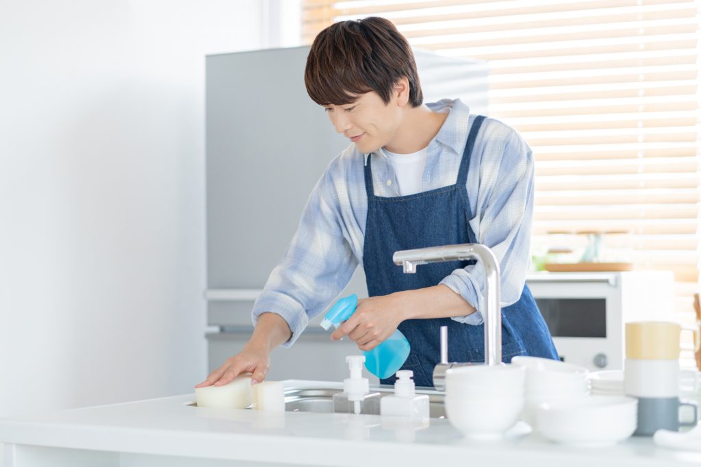 容易累積髒污的水槽排水口周邊