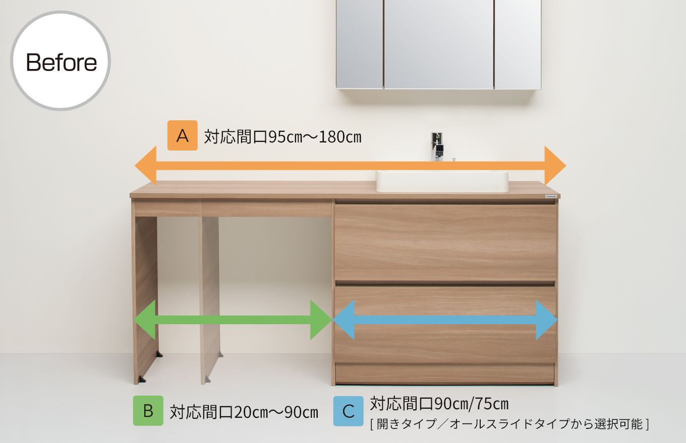 現場裁切調整前